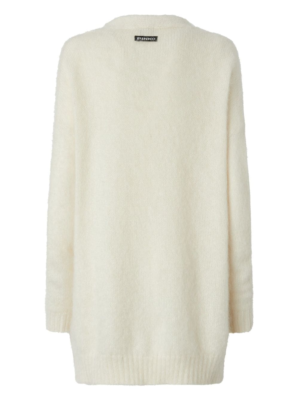 Soft Cashmere and Mohair Cardigan with Pockets White