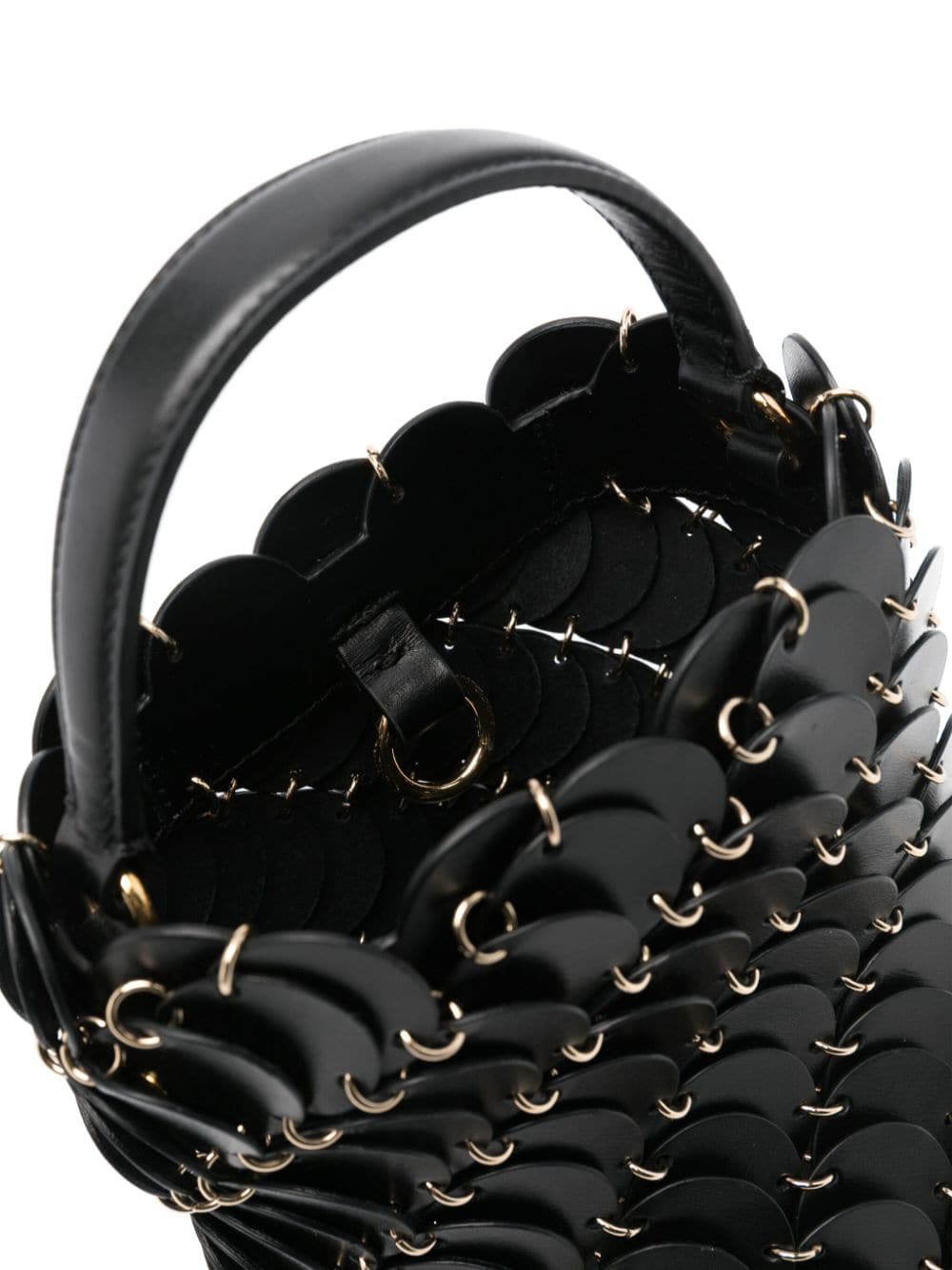 Pacoïo small black bucket bag