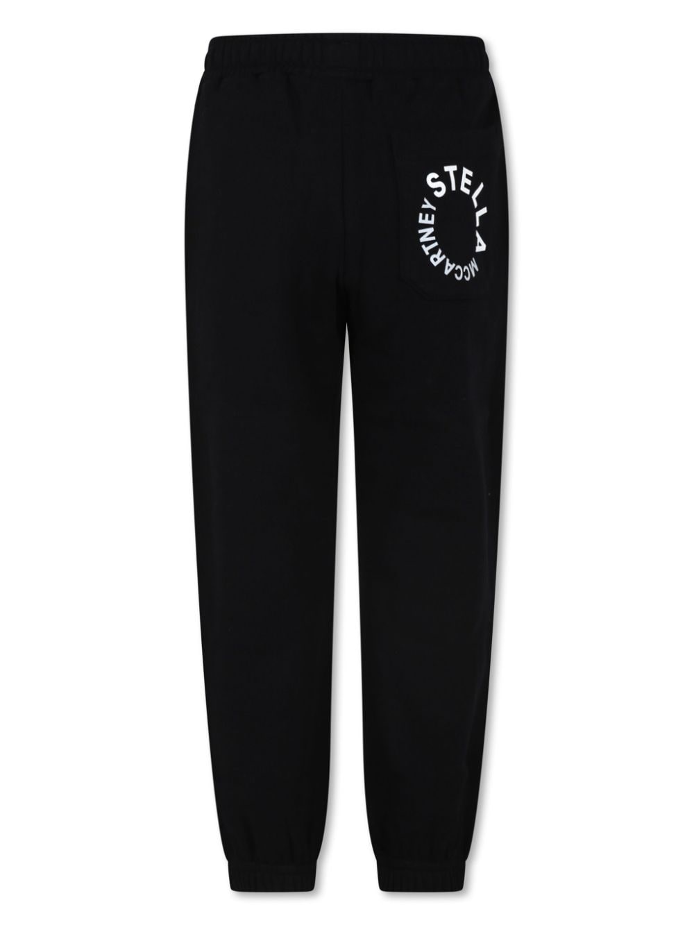 Black tracksuit with circular logo