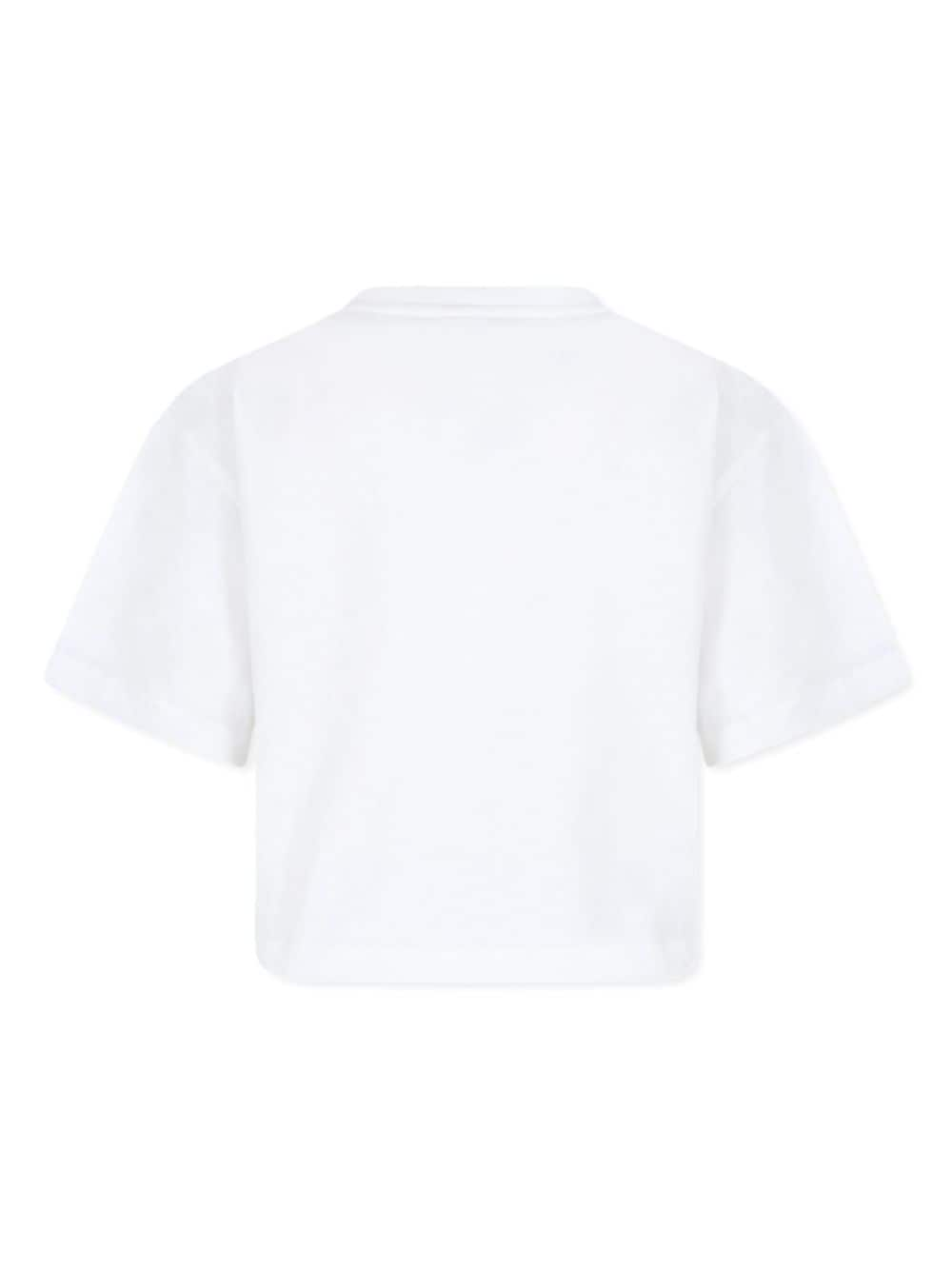 White T-shirt mini front logo