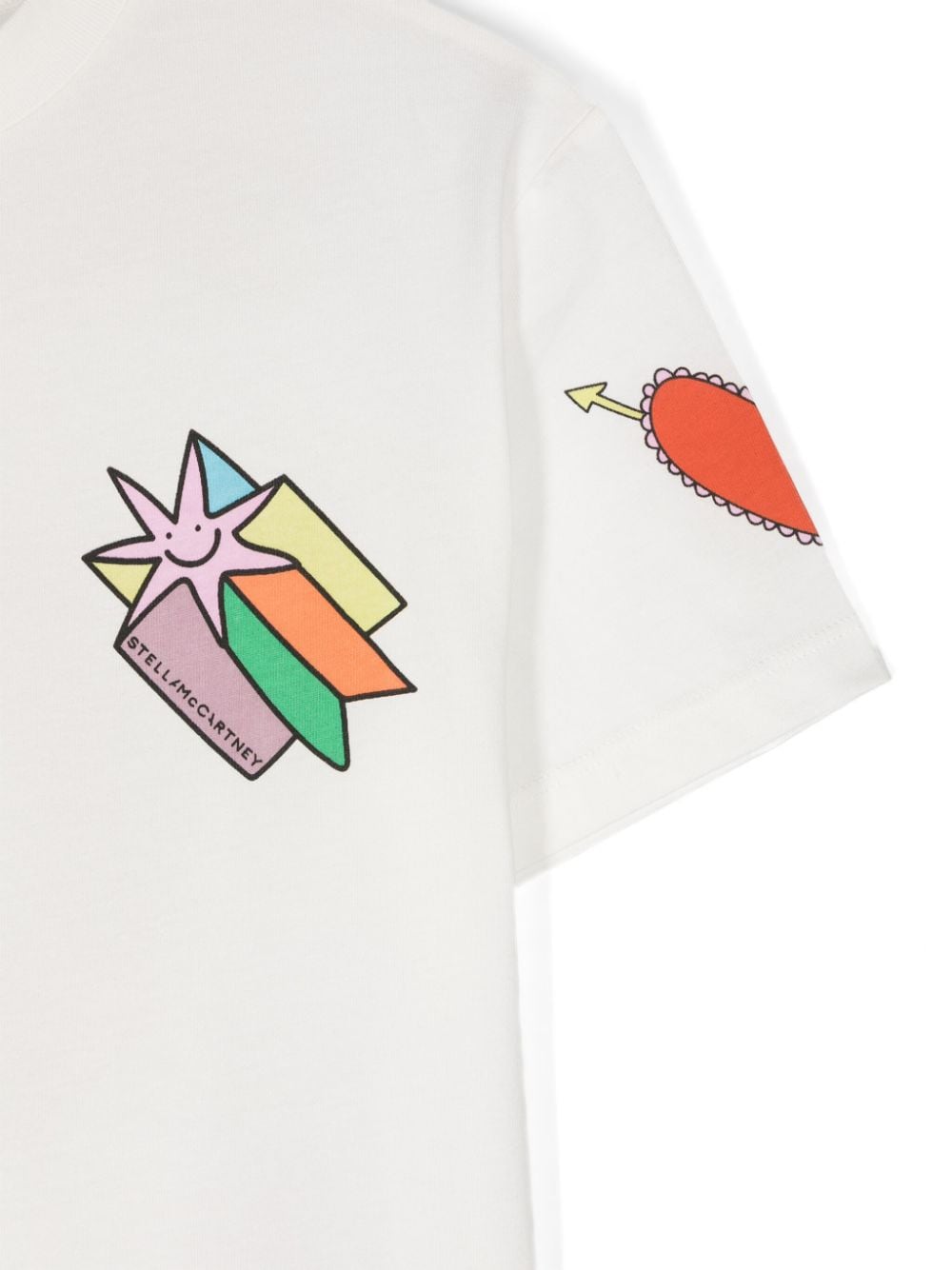 T-shirt avorio Shooting Stars