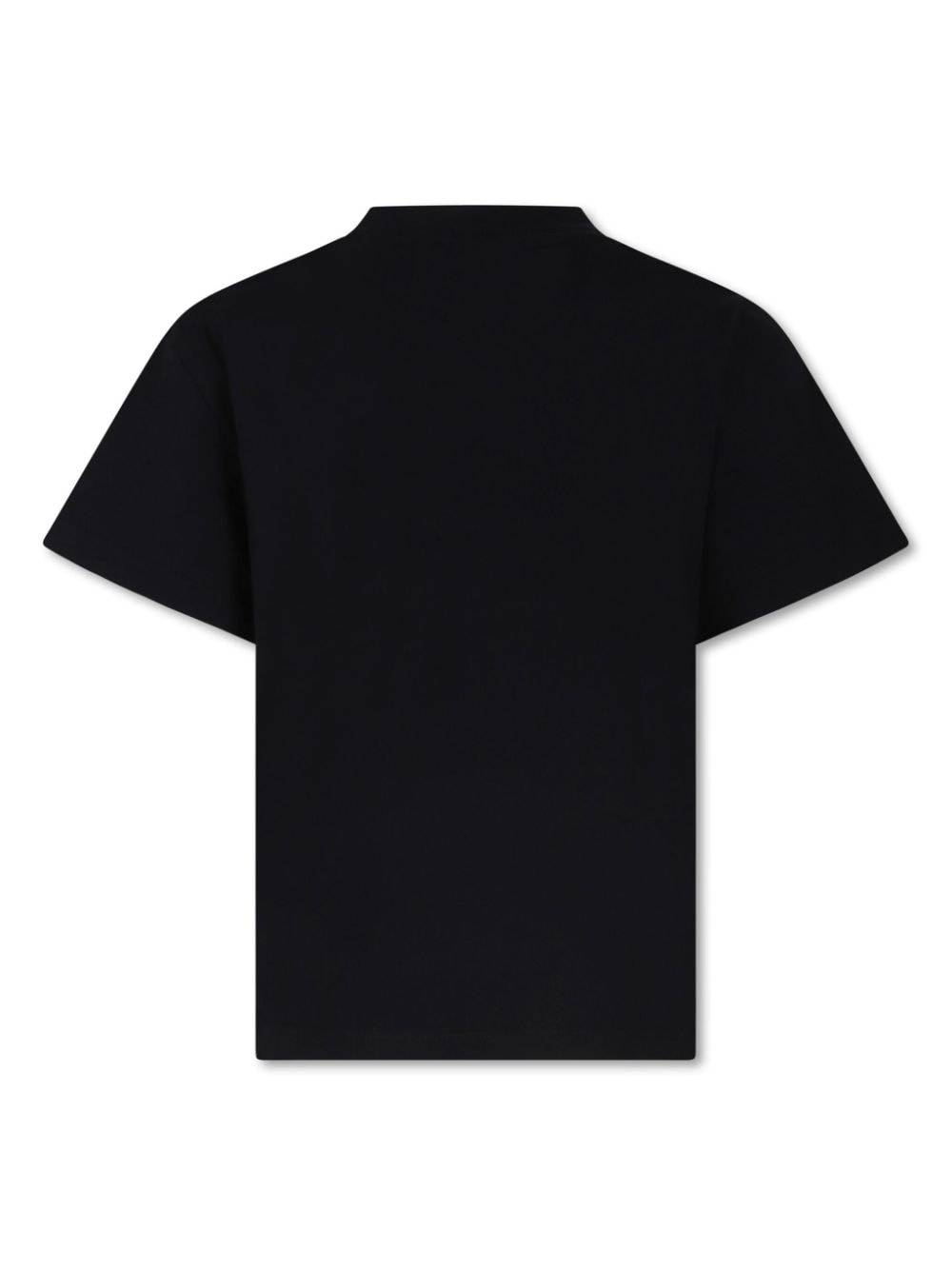 Black T-shirt circular logo