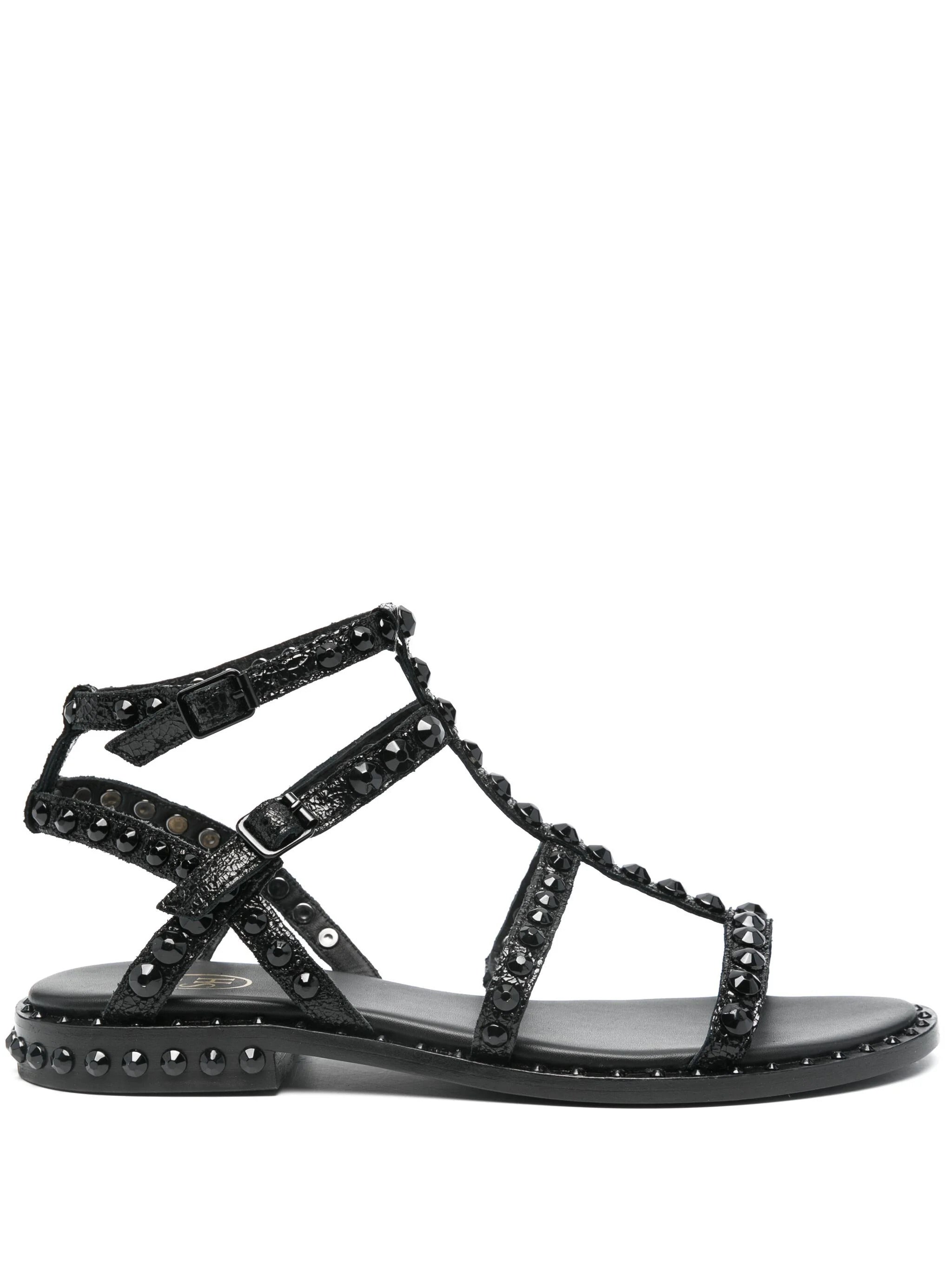 Precious black sandals