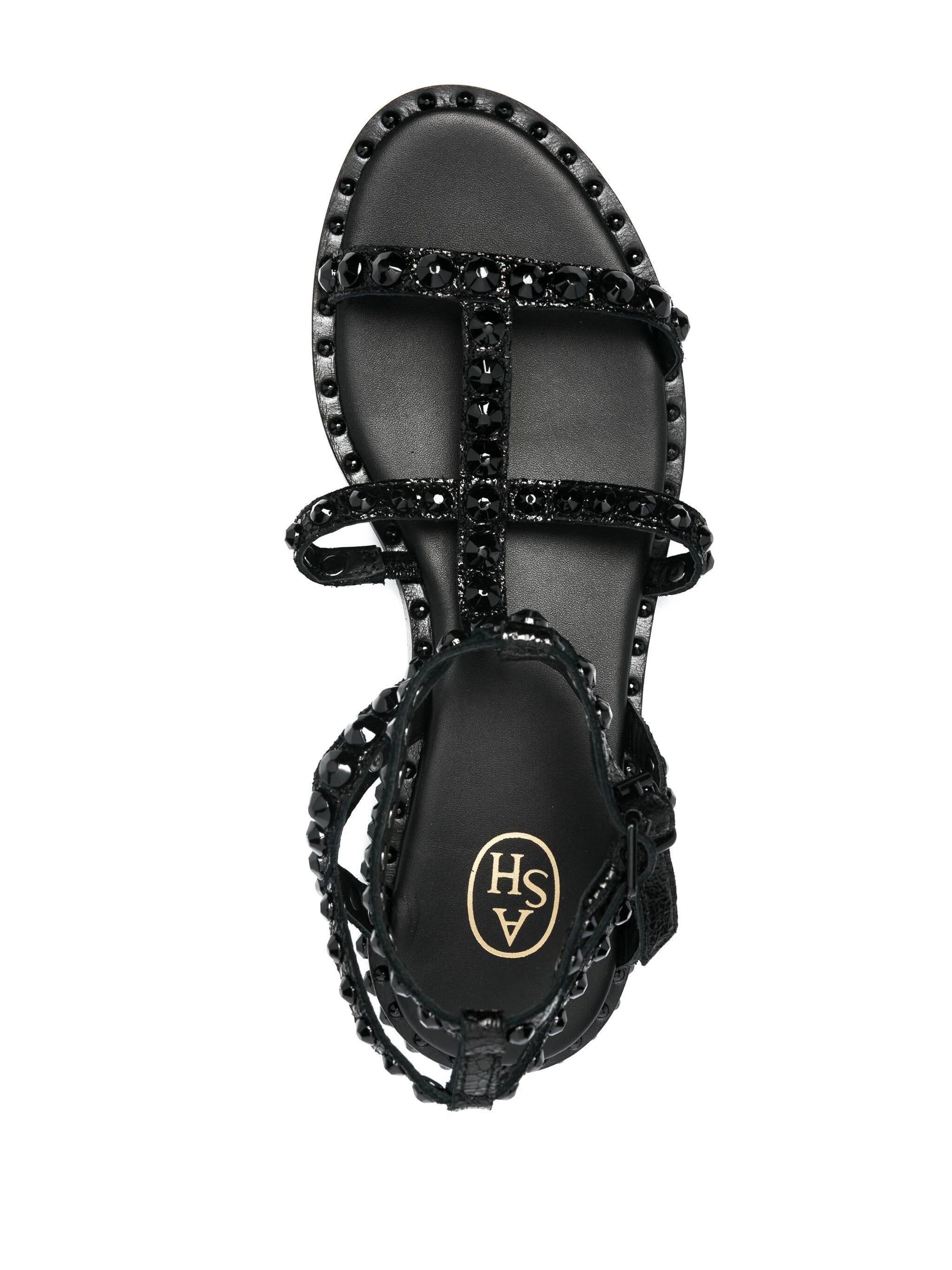 Precious black sandals