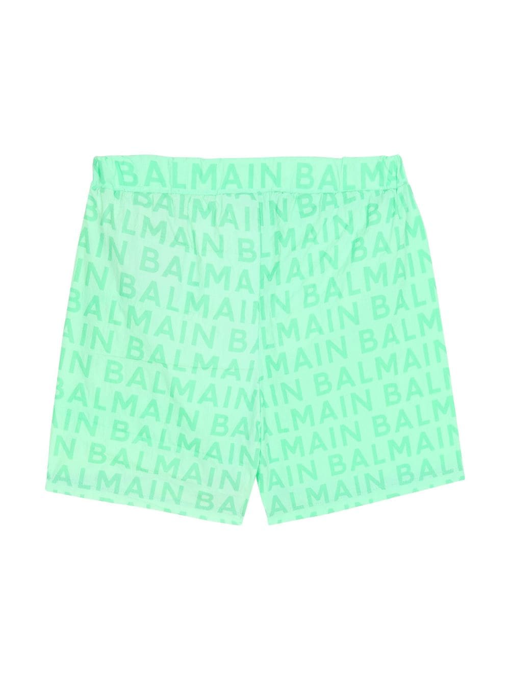 Costume boxer verde acqua logo all-over