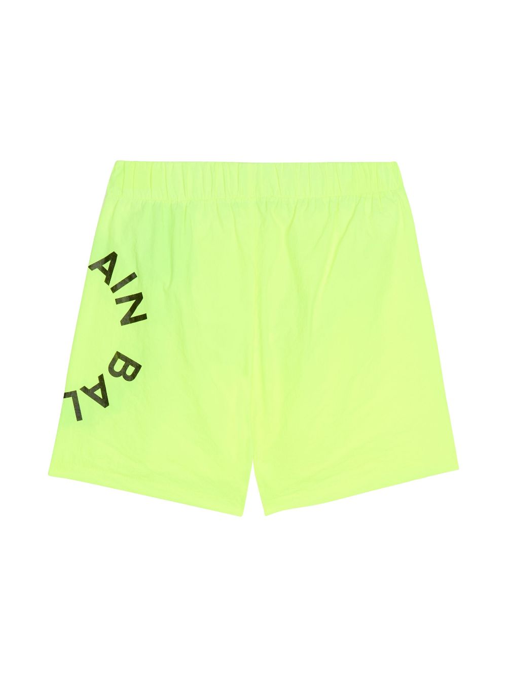 Costume boxer giallo fluo logo circolare