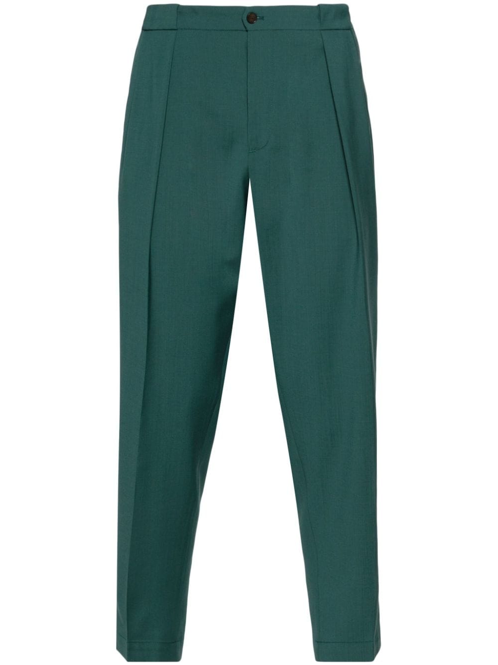 Pantalone Portobello verde lana