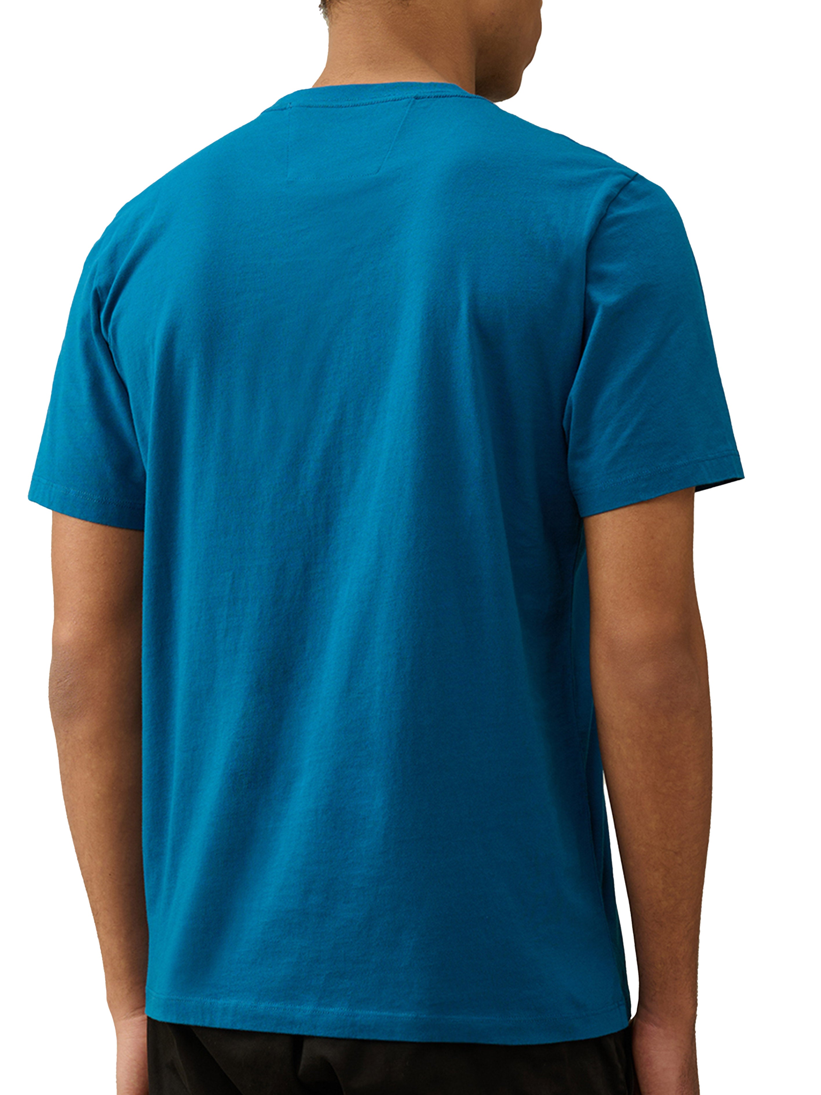 Blue mini chest logo t-shirt