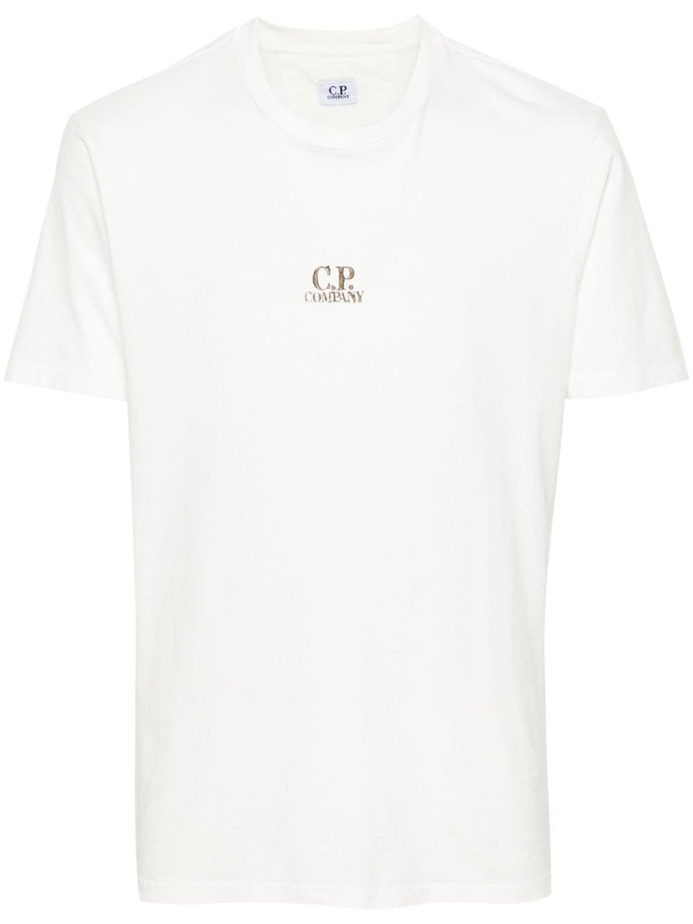 White t-shirt with front/back logo