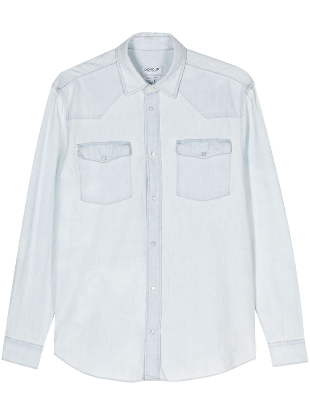 lightened denim shirt