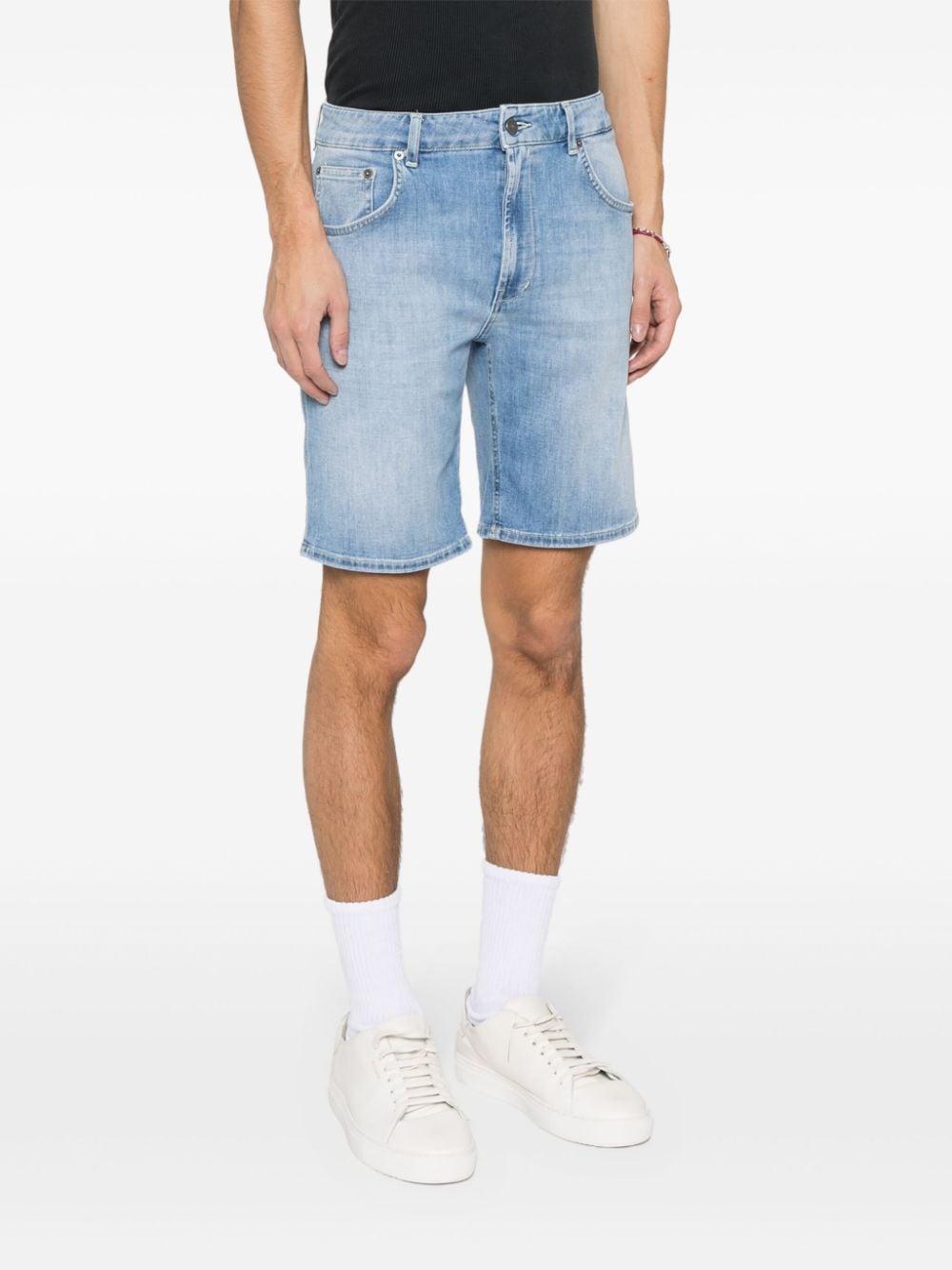 Denim blue Bermuda shorts