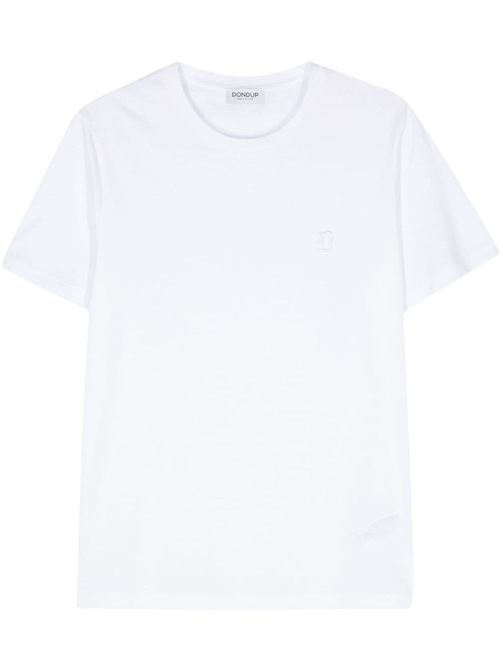 White mini embroidery t-shirt