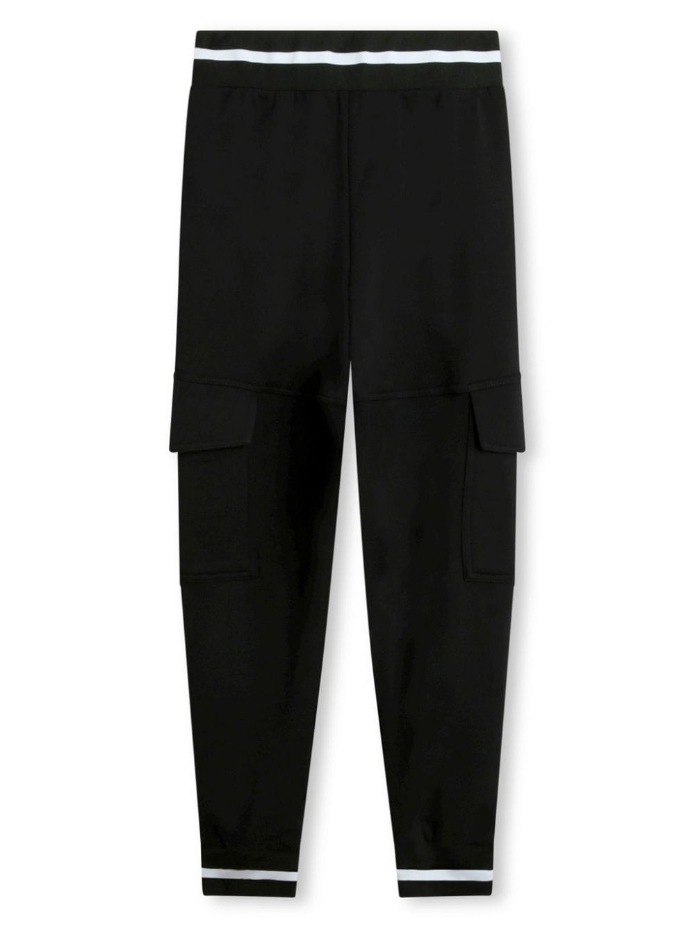 Black cargo trousers