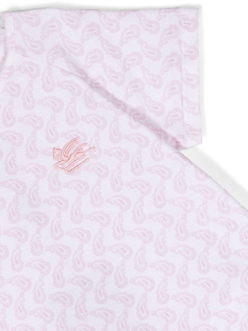 Tutina rosa con stampa paisley Pegaso