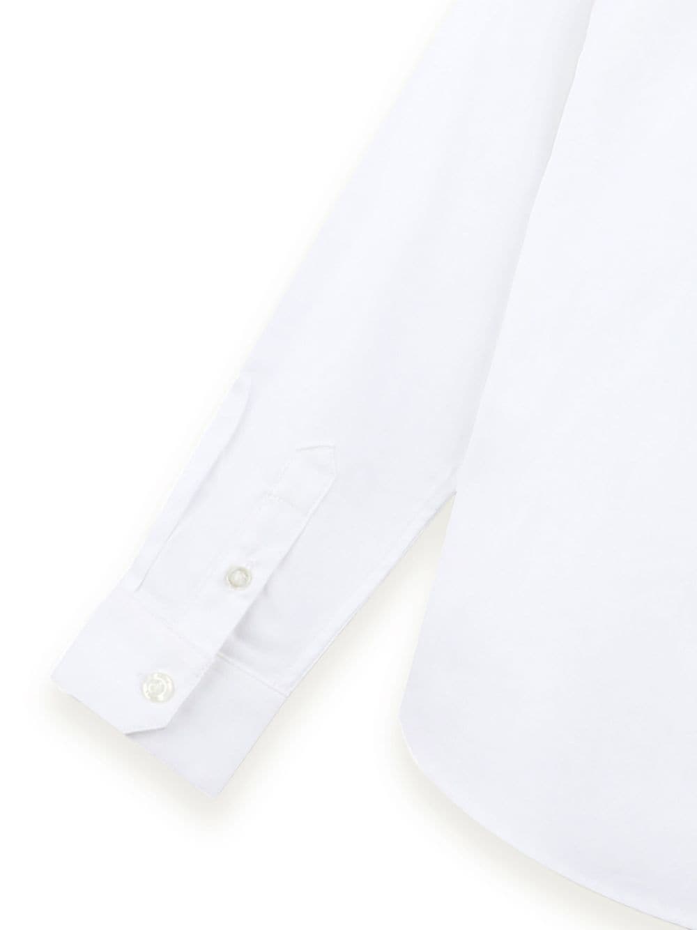 White shirt with embroidery logo