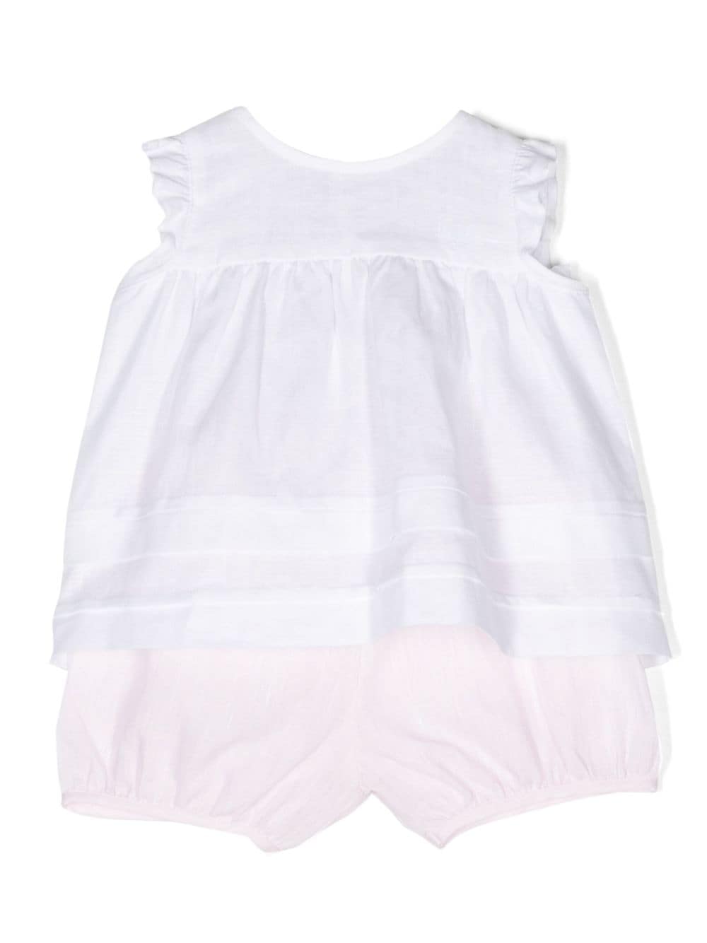 Completo neonata blusa/ short lino
