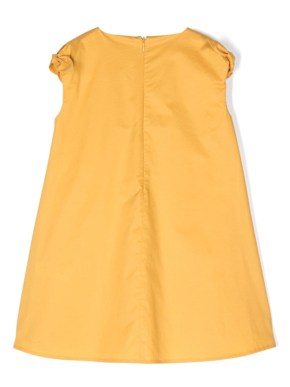 Sleeveless yellow dress