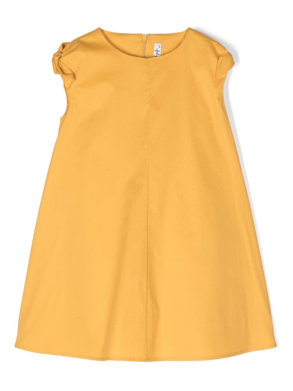 Sleeveless yellow dress