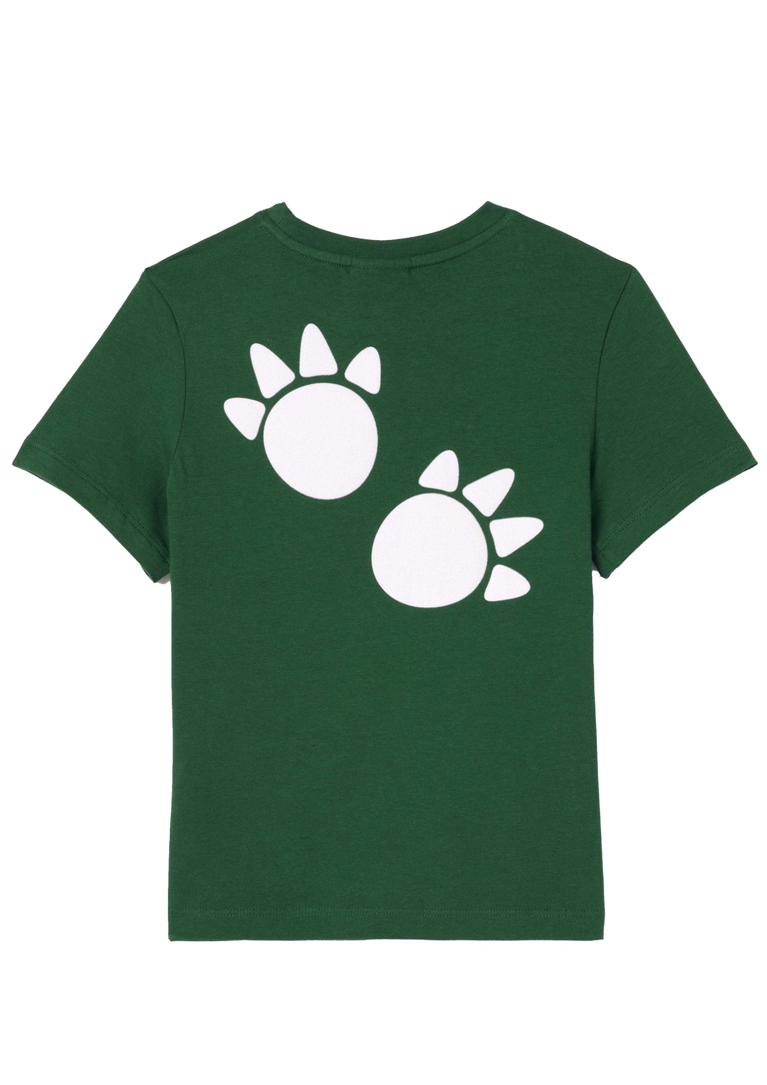 Green footprints t-shirt