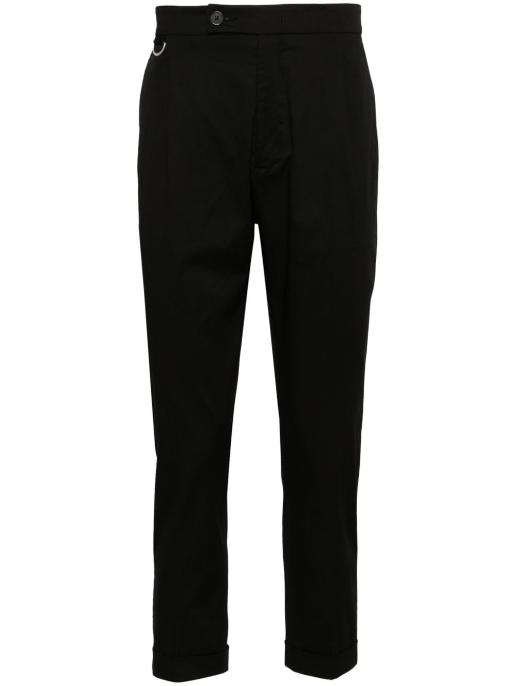 Black D-ring Chino Pants