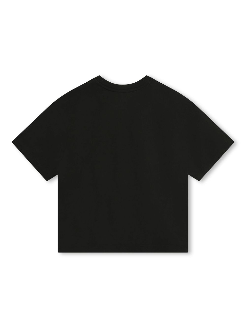 T-shirt nera logo spray