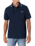 White polo shirt with embroidery logo