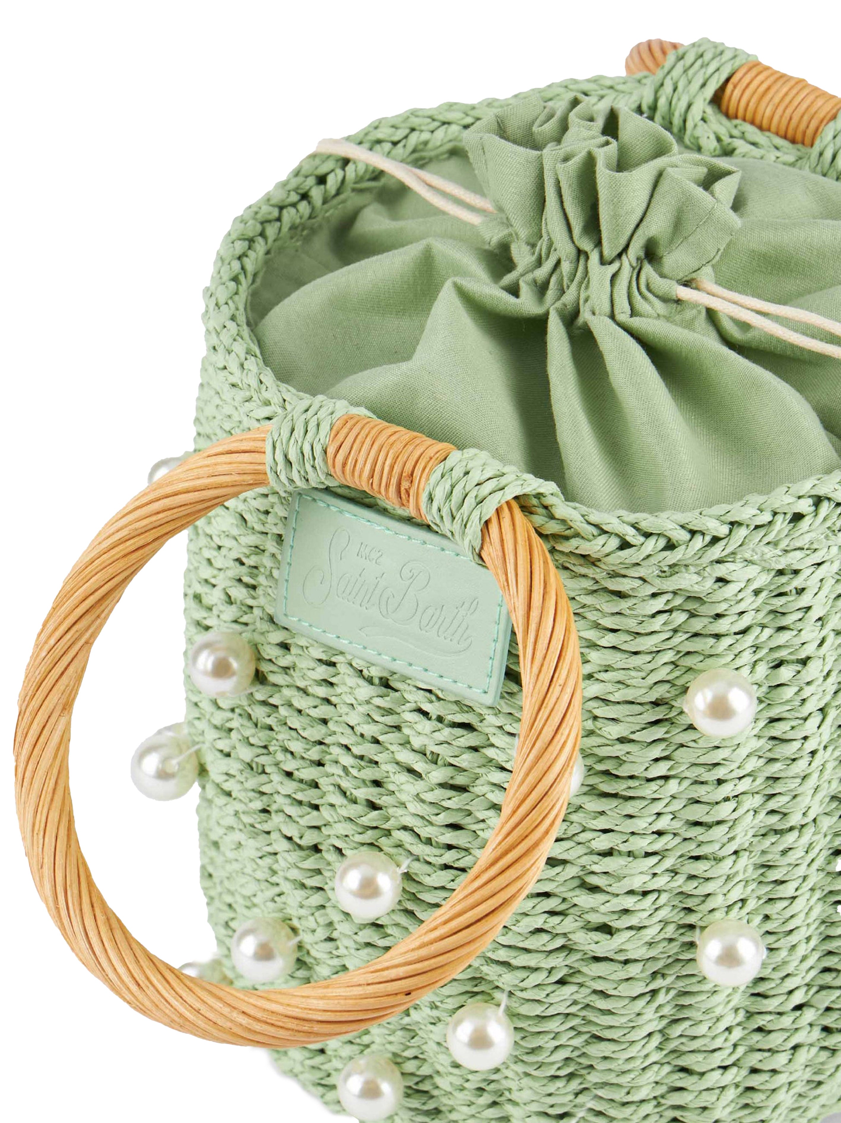 Green Pearl Bucket Bag