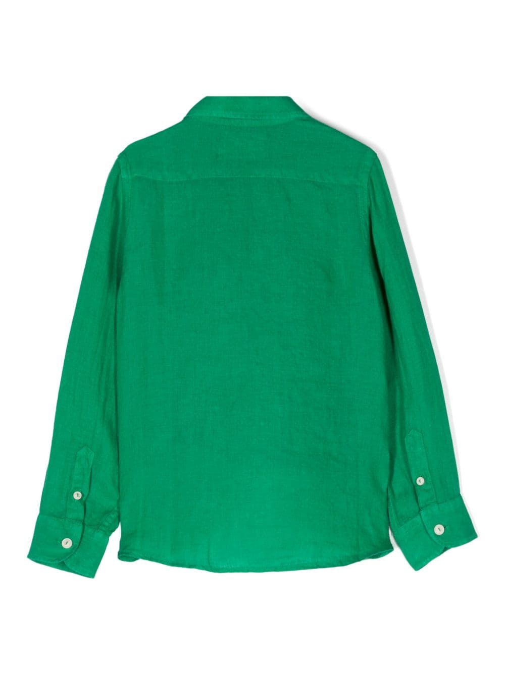 Camicia verde Agnes lino