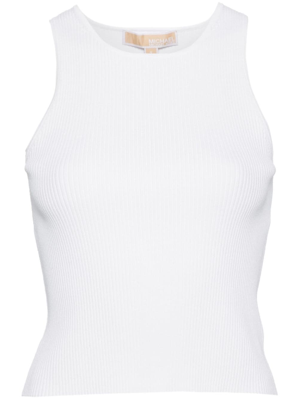 White ribbed tank top