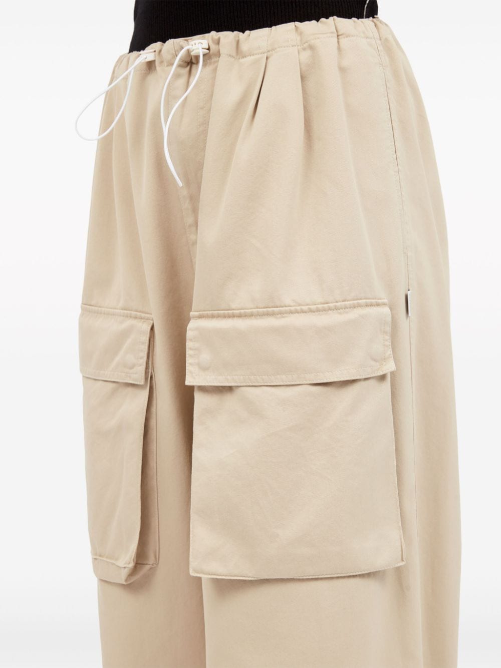 Beige cargo trousers