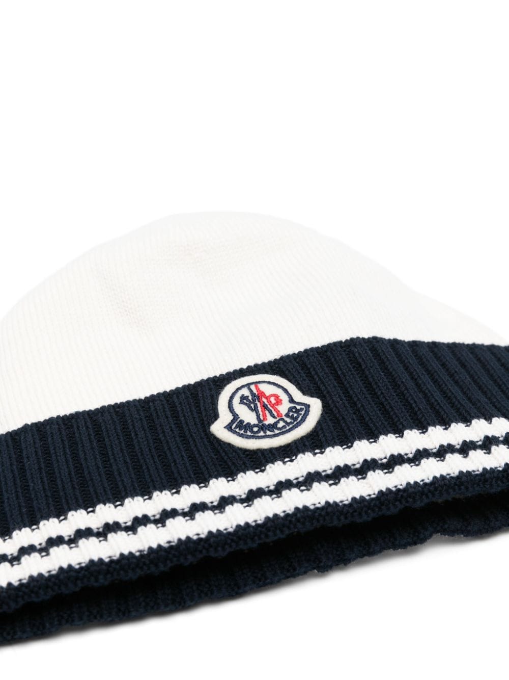 Cappello neonato bianco patch logo