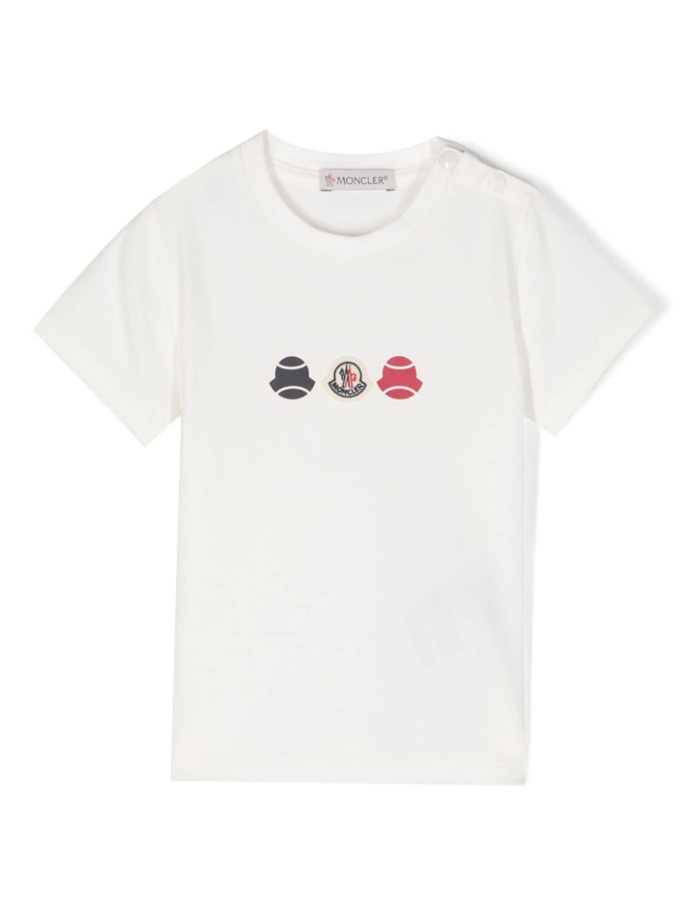 White baby logoed t-shirt