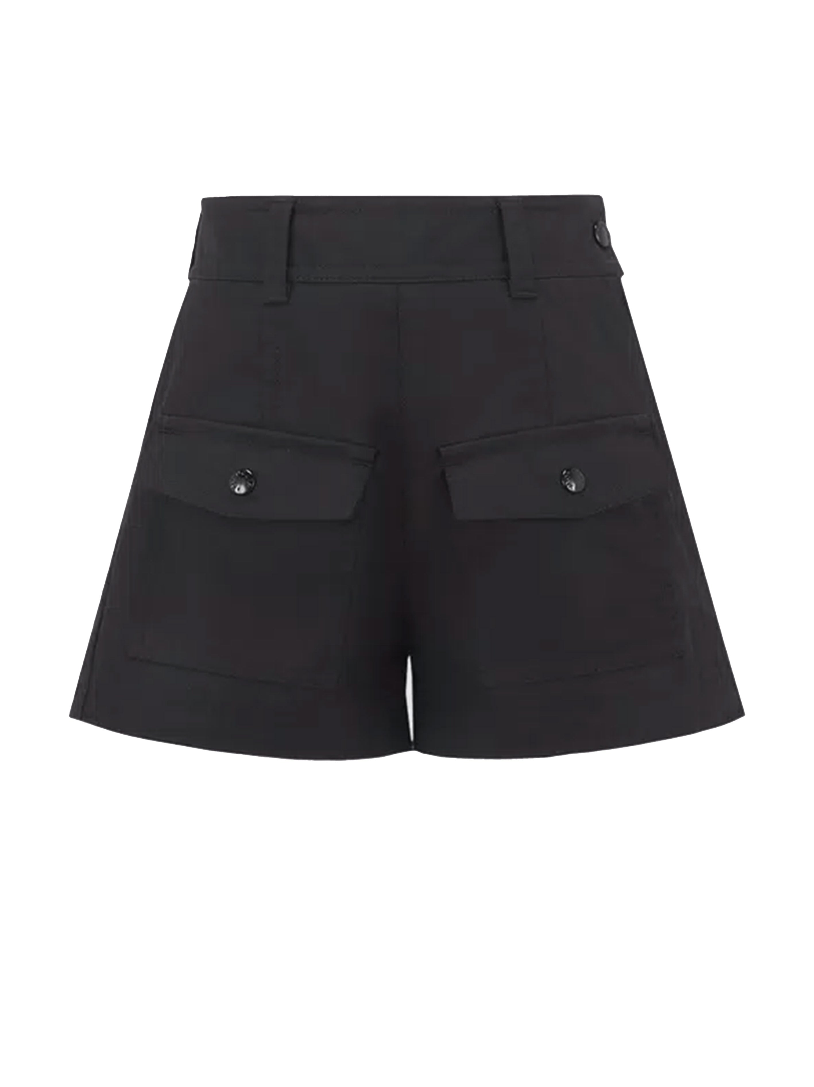 Shorts with black pockets