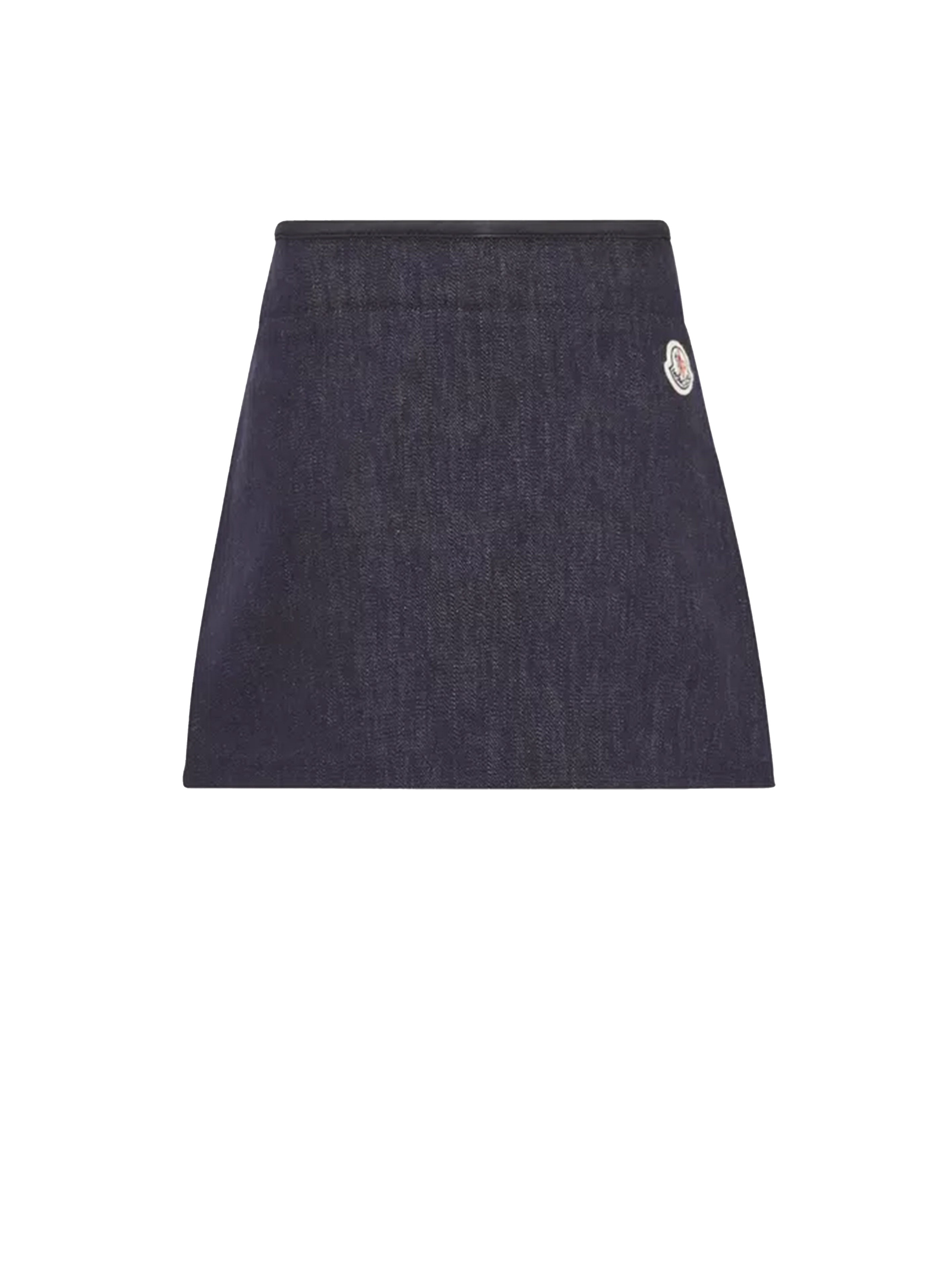 Denim skirt with side buttons