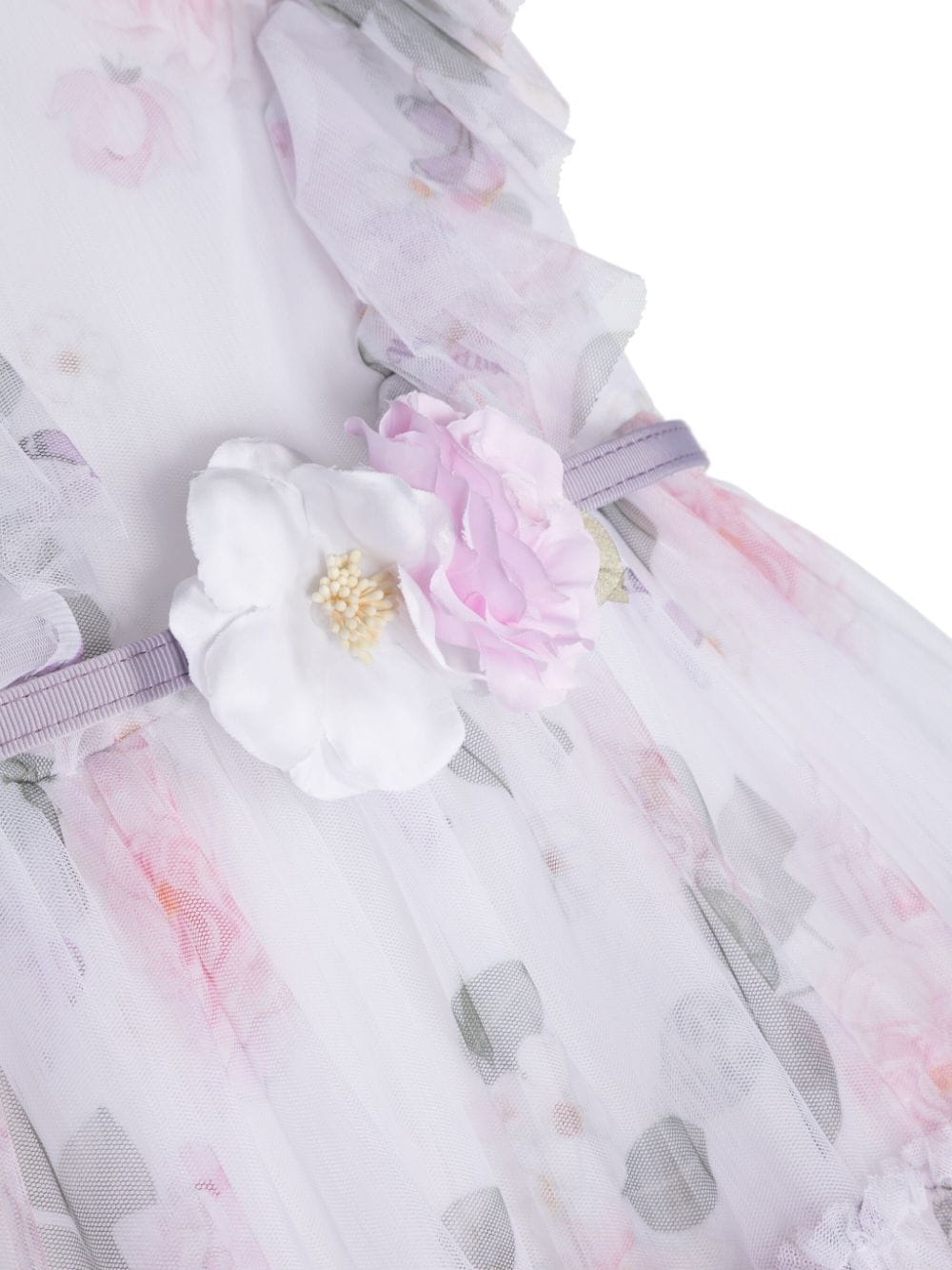 Floral tulle dress