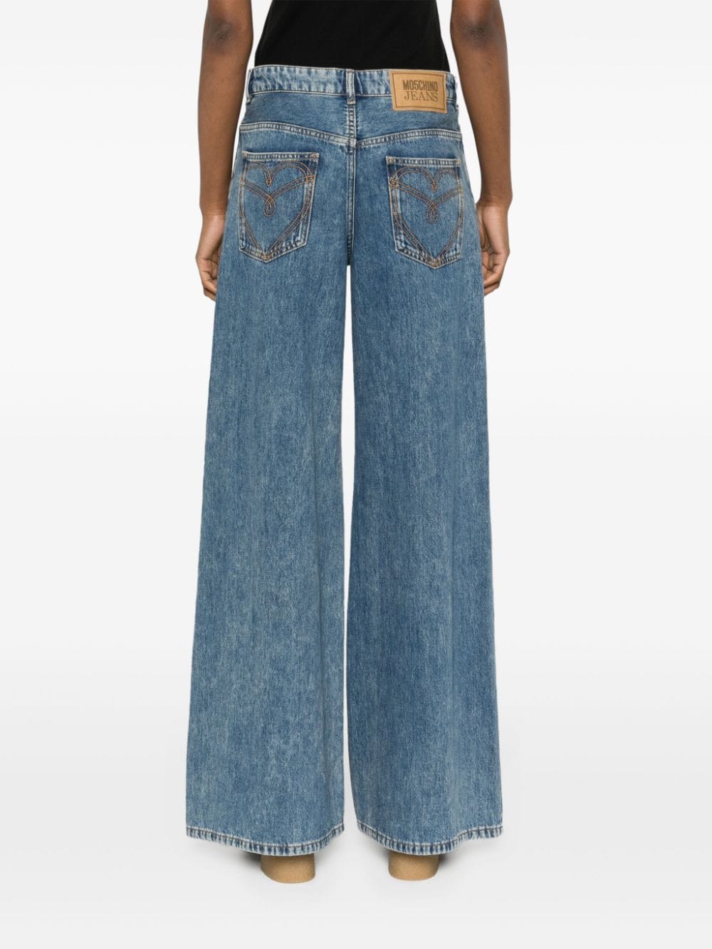 Wide leg jeans