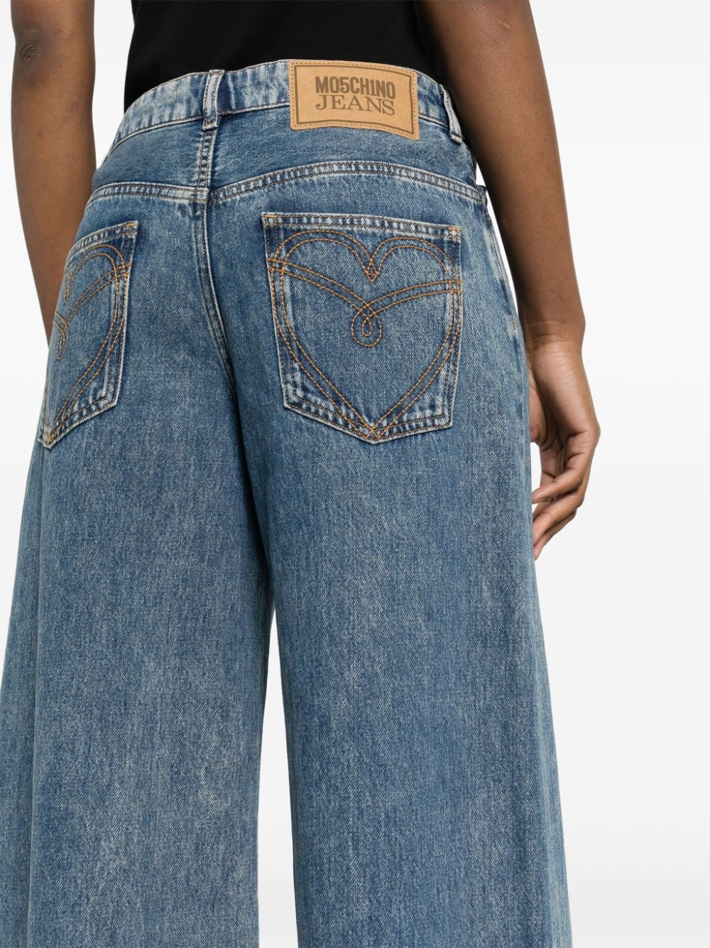 Wide leg jeans