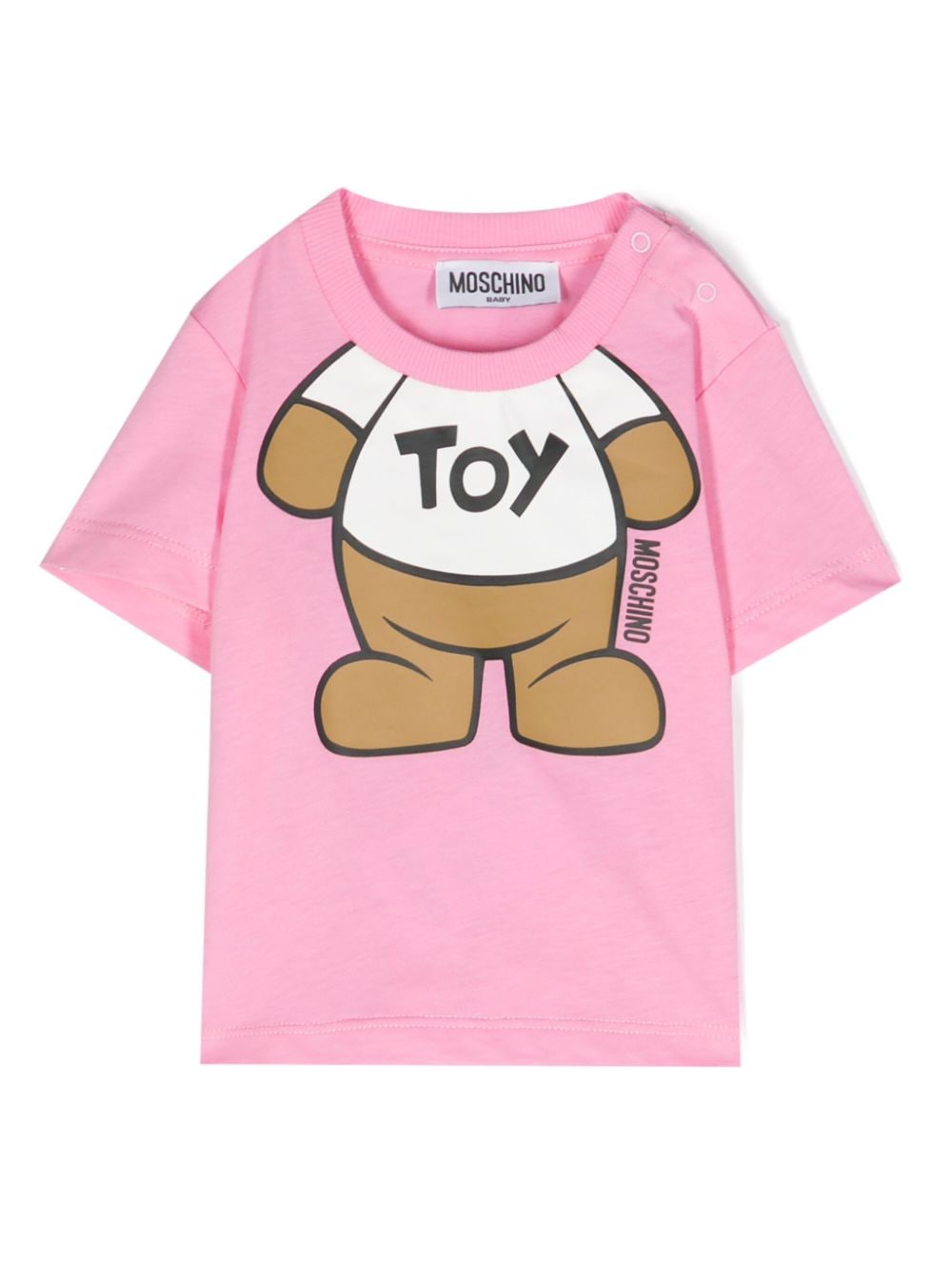 T-shirt rosa Teddy bear toy neonata