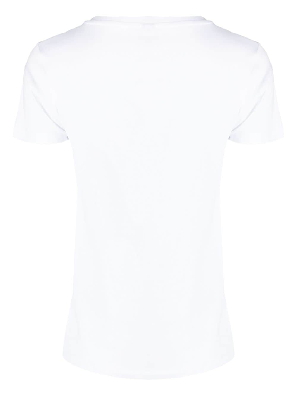 White Teddy Logo T-Shirt