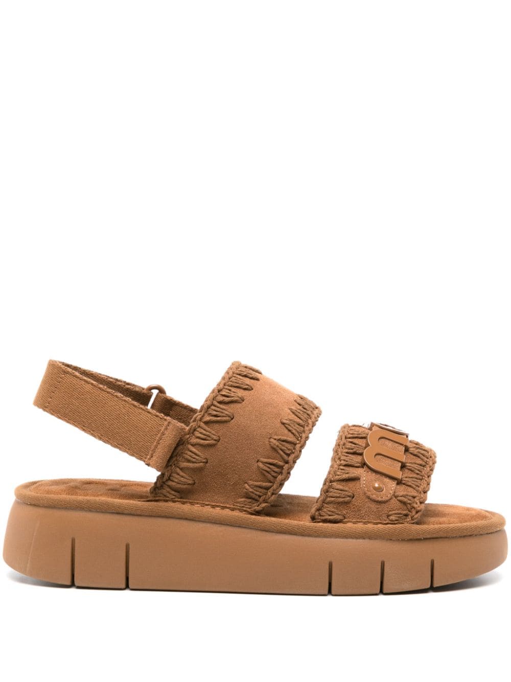 Bounce sandal monochrome cognac