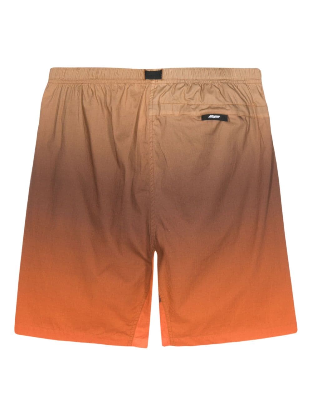 Beige Bermuda shorts with shaded effect