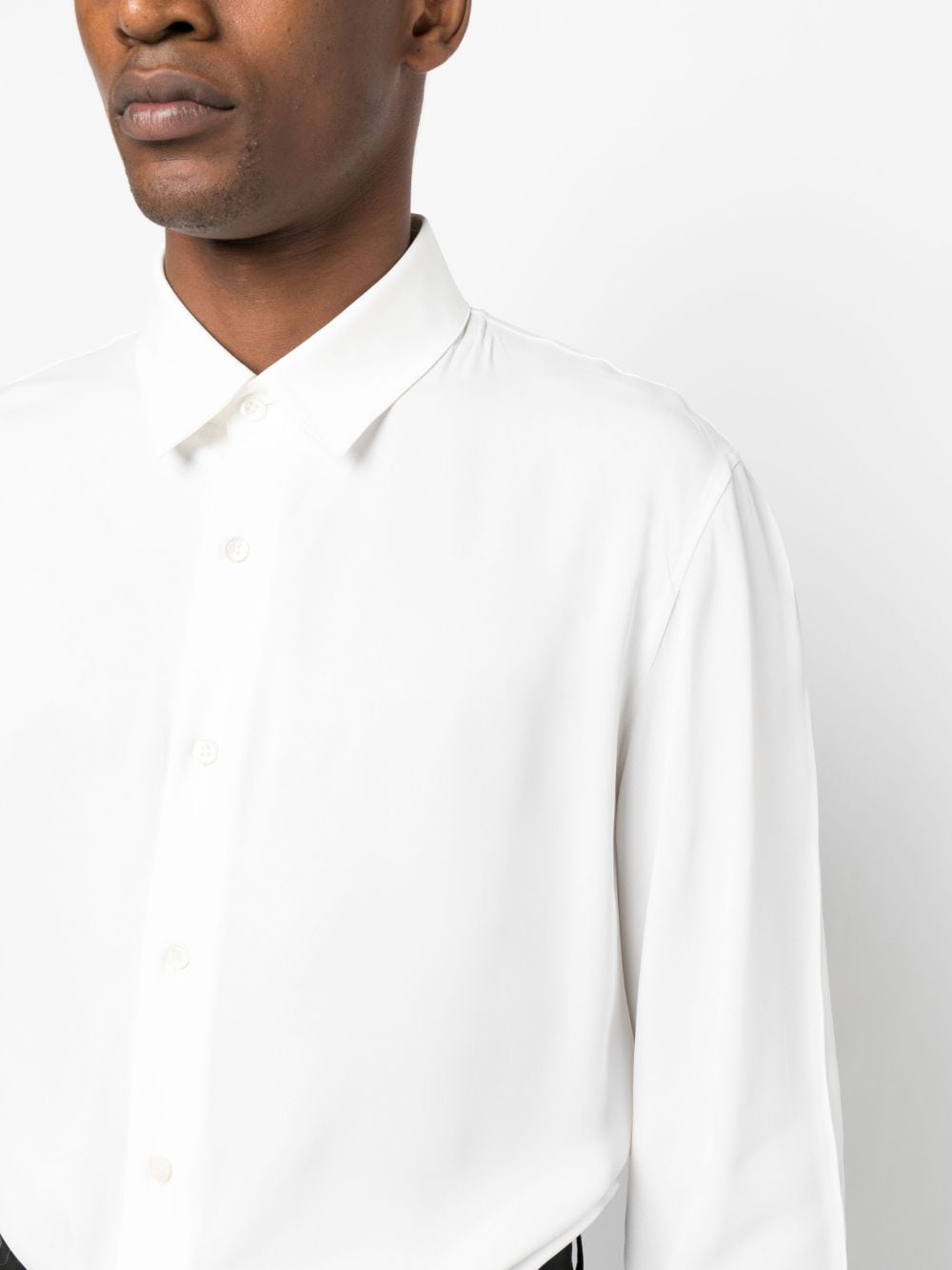Camicia bianca tinta unita
