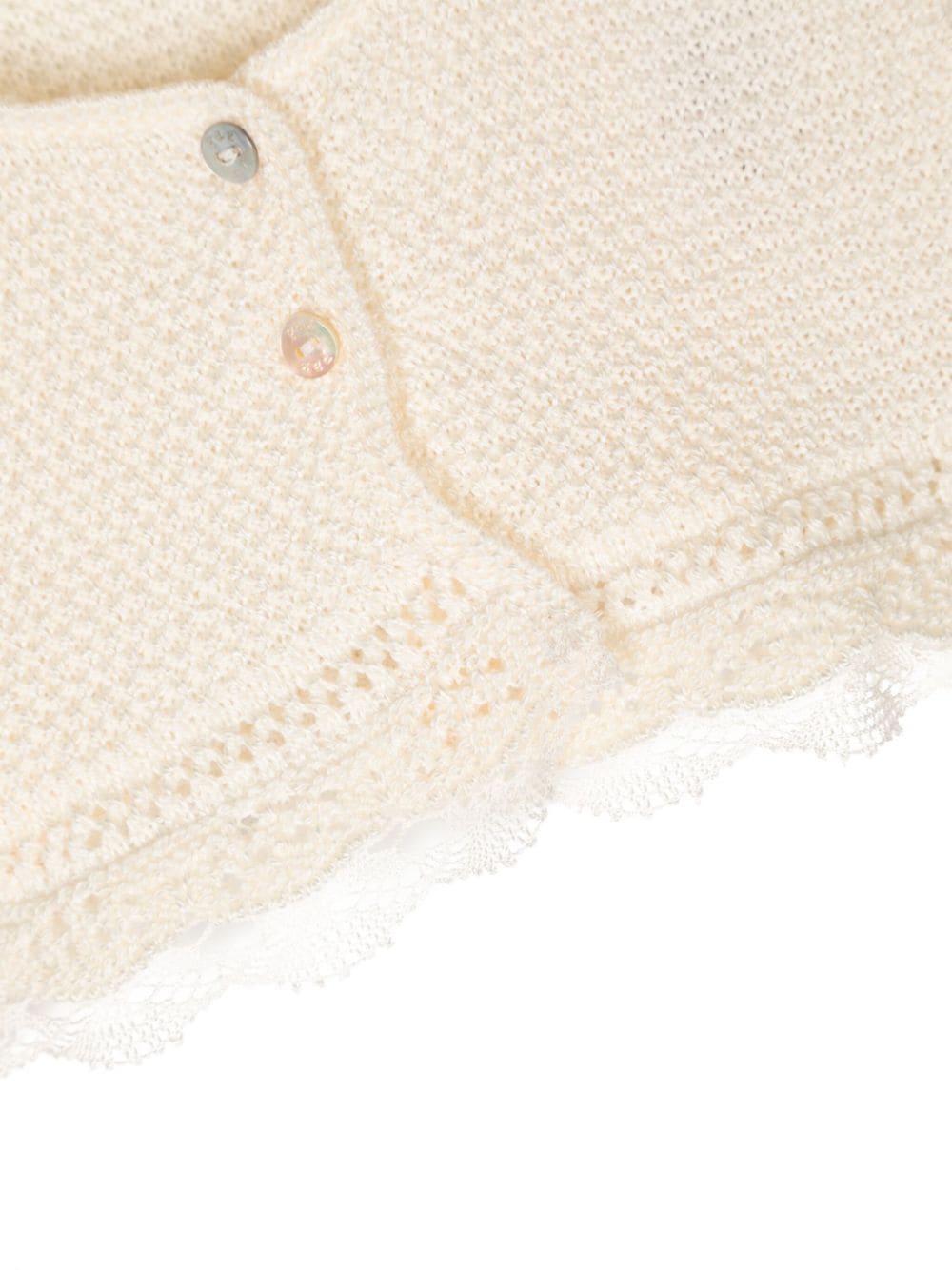 Beige Paz baby girl cardigan