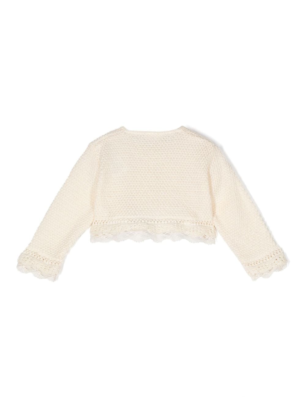 Beige Paz baby girl cardigan