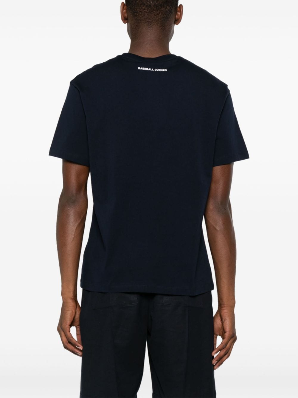 T-shirt Caius blu notte DT1709MBESY18 90000 SAVE THE DUCK 