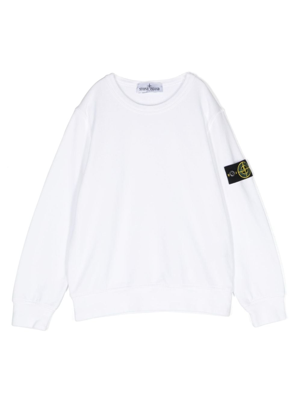 Basic white sweatshirt with Compass label