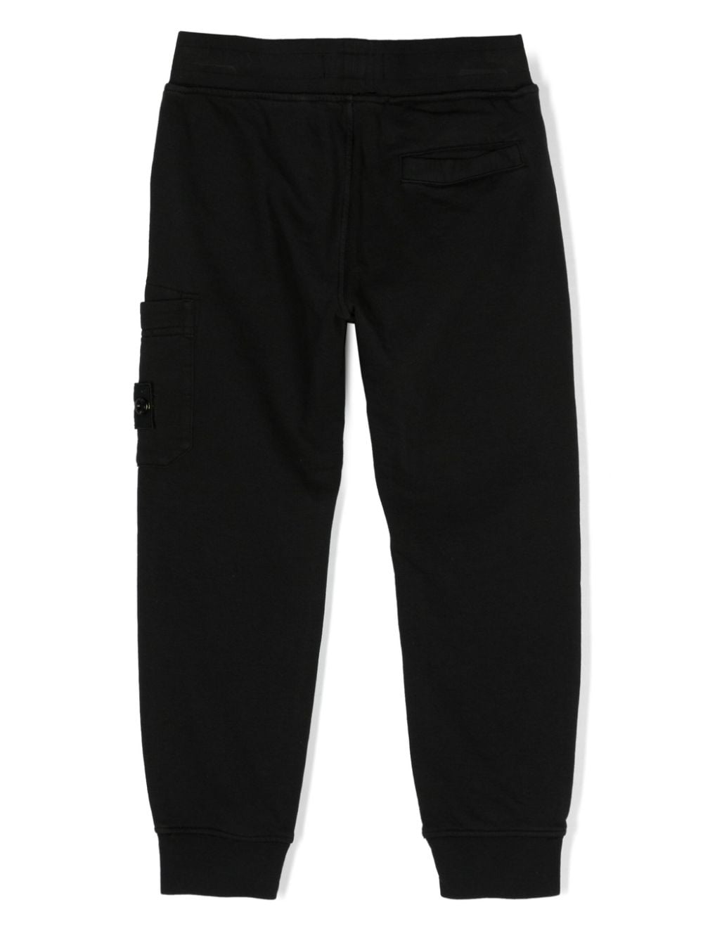 Compass label black trousers