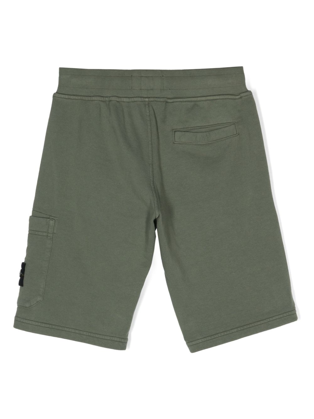 Olive green Bermuda shorts with Compass label