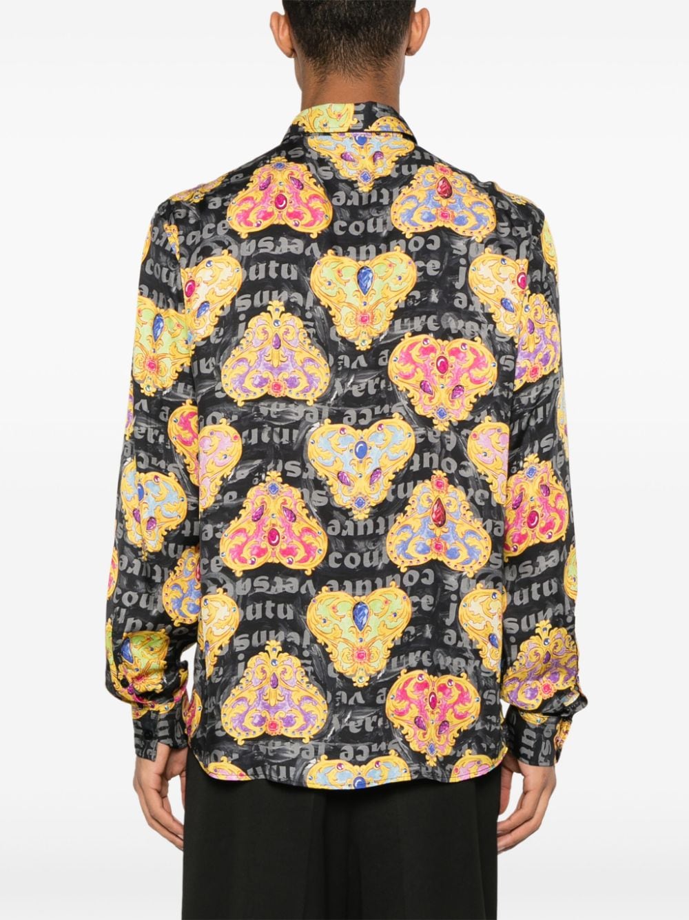 MULTICOLOR HEART BAROQUE SHIRT