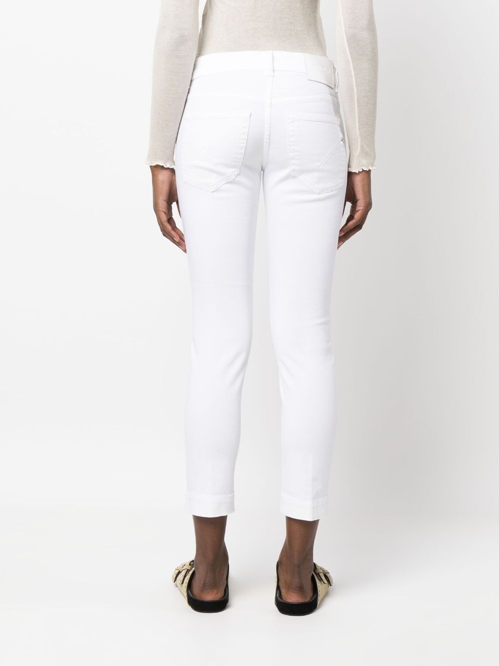 Pantalone Rose bianco DP618BS0030PTD 000 DONDUP 